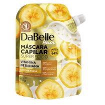DaBelle Super Food Máscara Vitamina Banana e Leite Aveia 150g