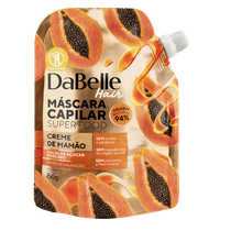 DaBelle Super Food Máscara Creme Mamão e Calda Mascavo 150g