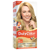 DutyColor 8.1 Louro Cinza Claro - Coloração Permanente