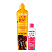 Kit DaBelle Hair Love Tratamento Para Pentear + Óleo