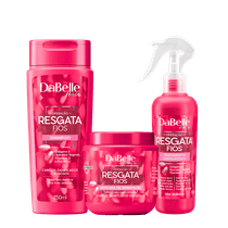 Kit DaBelle Hair Resgata Fios Tratamento Obrigatório (3 produtos)