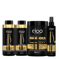 Kit Eico Tratamento Mandioca  450ml (4 produtos)