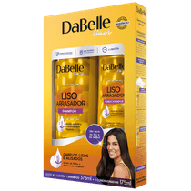 Kit DaBelle Hair Liso Arrasador Shampoo 375ml + Condicionador 175ml (2 Produtos)