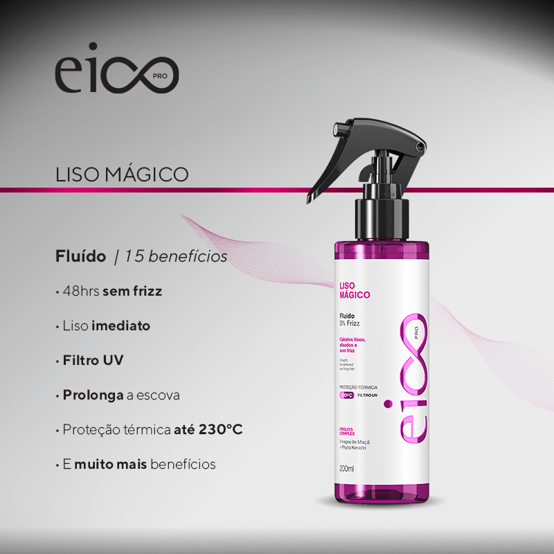 Eico PRO Liso Mágico - Fluido 200ml - Tudo que eu Amo