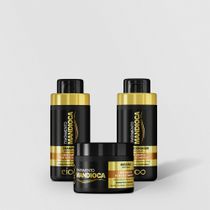Tratamento Kit Básico com Máscara 270g 3 Produtos - Mandioca