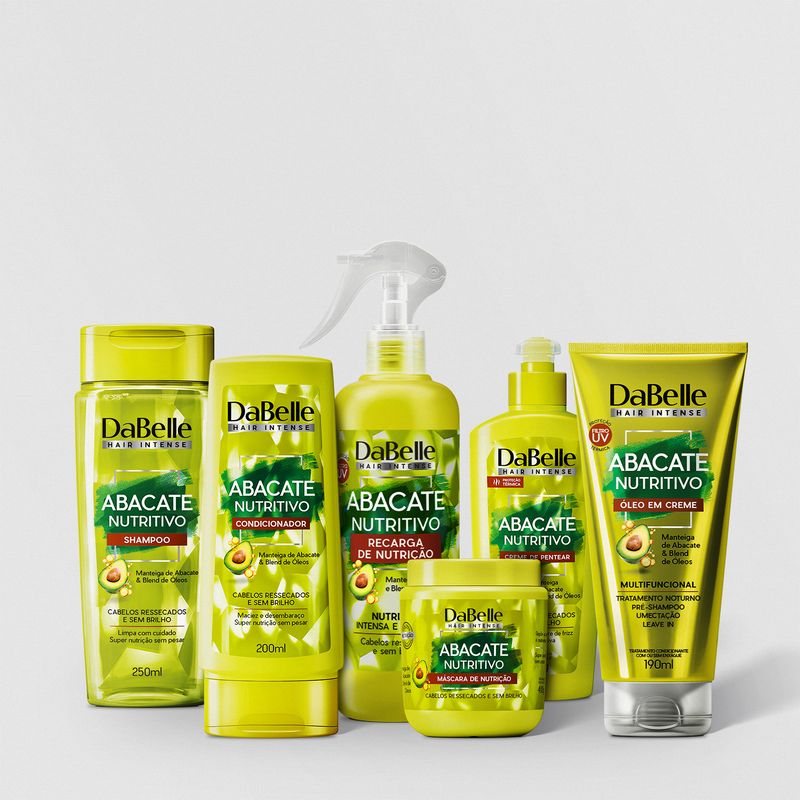 Kits-abacate-nutritivo-DaBelle---Completo-com-Recarga-6-Produtos