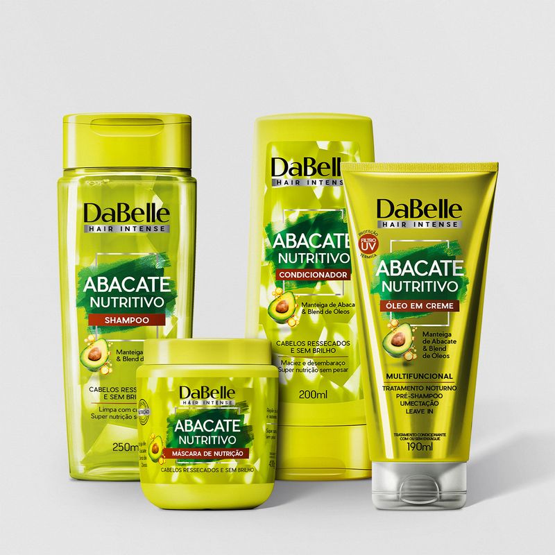 Kits-abacate-nutritivo-DaBelle---Hidratacao-e-Nutricao-4-Produtos