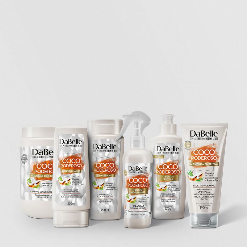 Kits-coco-poderoso-DaBelle---800g-Completo-6-Produtos
