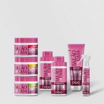 Salão em Casa Kit Completo 450ml 7 Produtos - Cronograma Profissional